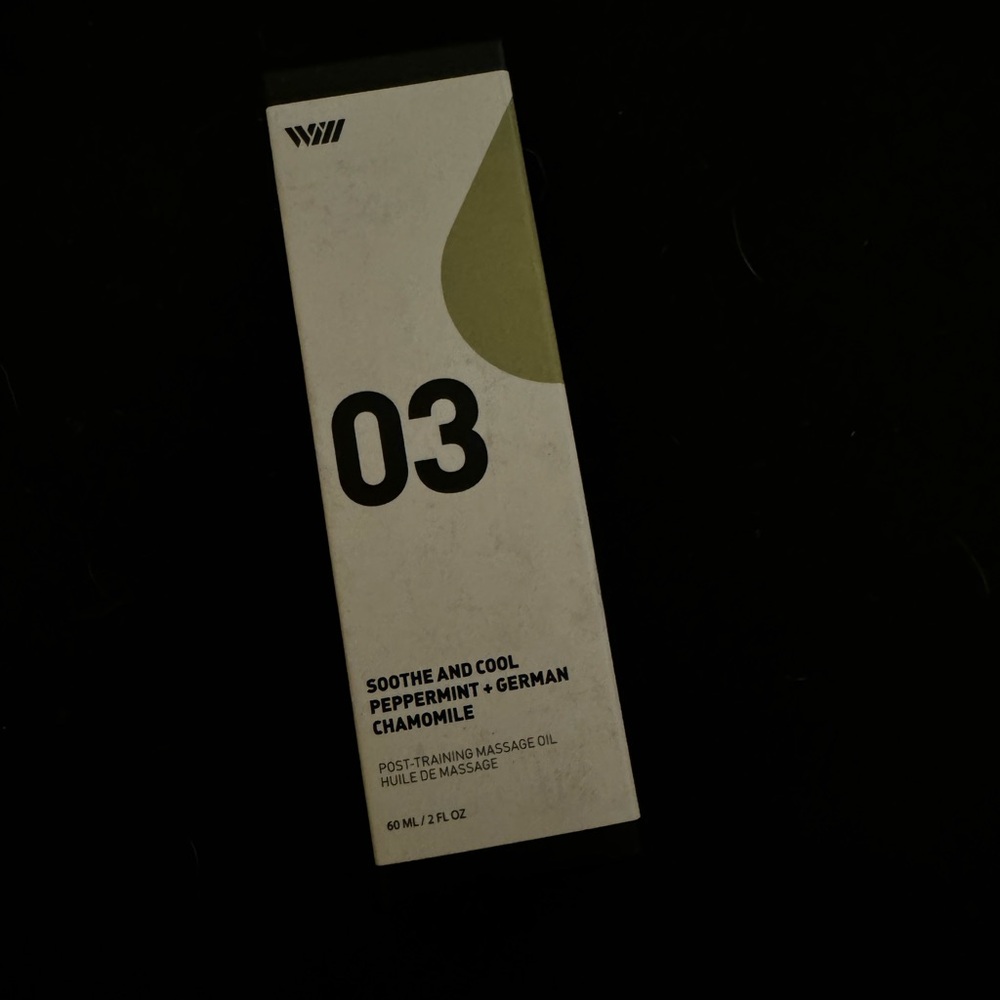 Way of will massage oil